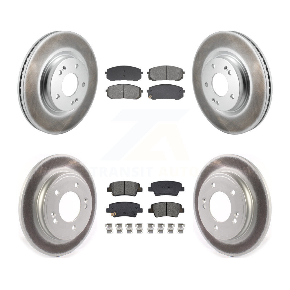 Transit Auto KGS-103577 Disc Brake Kit for 2021-2024 Hyundai Elantra - Front and Rear