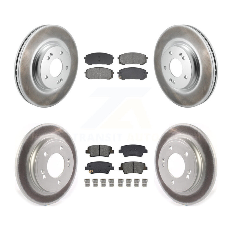 Transit Auto KGS-103577 Disc Brake Kit for 2021-2024 Hyundai Elantra - Front and Rear