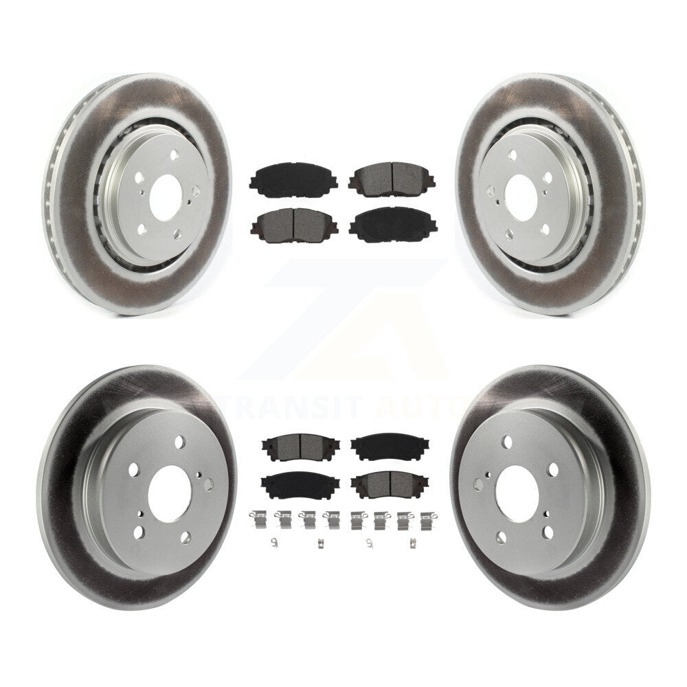 Transit Auto KGS-103581 Disc Brake Kit for 2020 Toyota Camry - Front and Rear