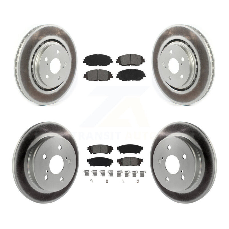 Transit Auto KGS-103581 Disc Brake Kit for 2020 Toyota Camry - Front and Rear