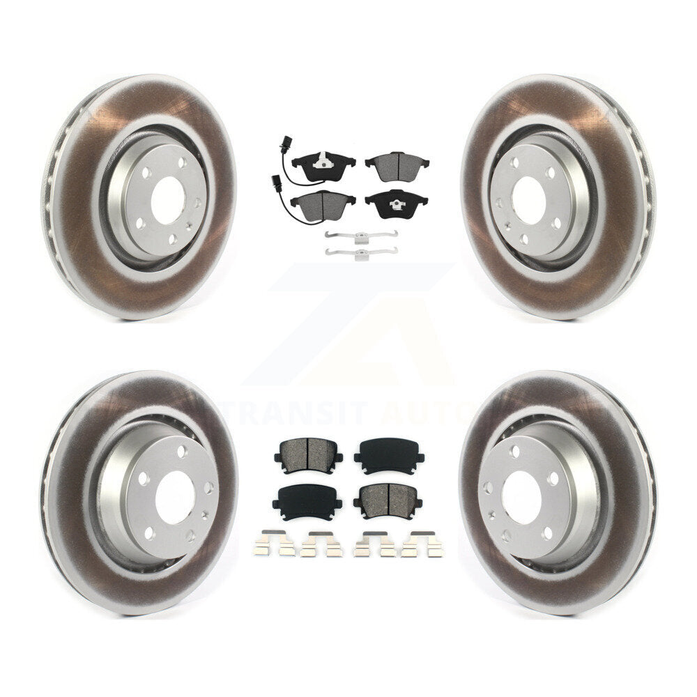 Transit Auto KGS-103582 Disc Brake Kit for 2010-2015 Audi TTS Quattro - Front and Rear