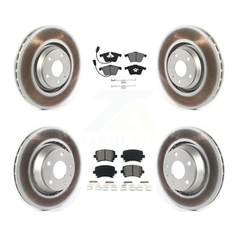 Transit Auto KGS-103582 Disc Brake Kit for 2010-2015 Audi TTS Quattro - Front and Rear