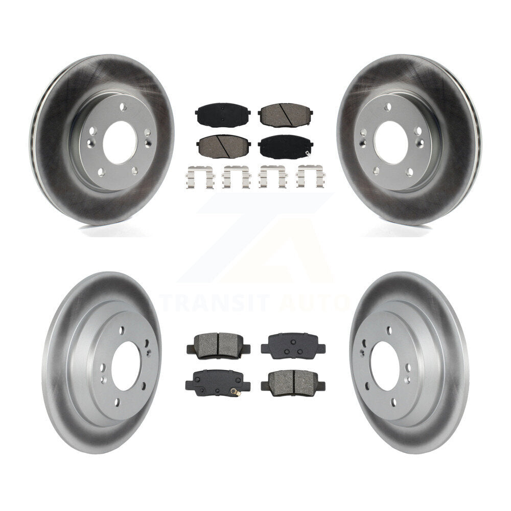 Transit Auto KGS-103583 Disc Brake Kit for 2021-2024 Kia Seltos - Front and Rear