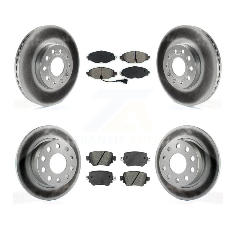 Transit Auto KGS-103588 Disc Brake Kit for 2015 Volkswagen Golf SportWagen - Front and Rear