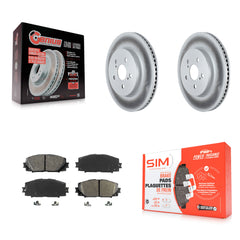 Transit Auto KGS-103600 Disc Brake Kit for 2019-2023 Toyota Corolla, Toyota Prius Prime - Front