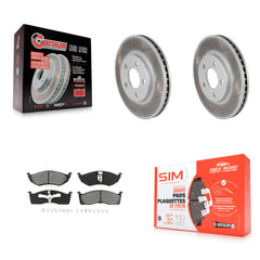 Transit Auto KGS-103607 Disc Brake Kit for 2000-2005 Dodge Neon, Dodge SX 2.0 and More - Front