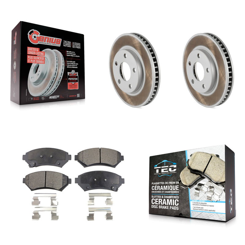 Transit Auto KGT-100005 Disc Brake Kit for 1997-2005 Chevrolet Venture, Oldsmobile Silhouette and More - Front