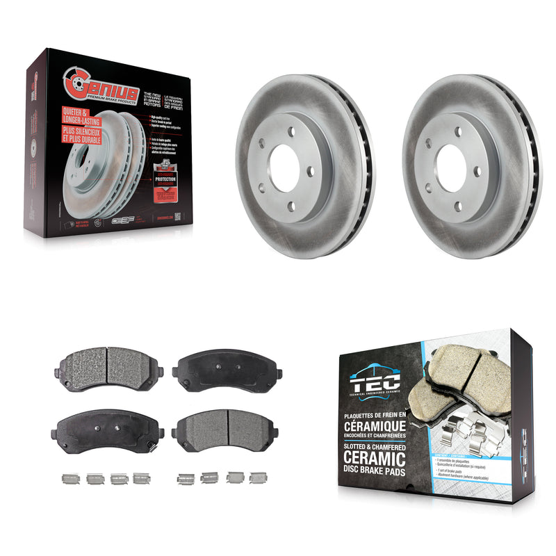 Transit Auto KGT-100015 Disc Brake Kit for 2001-2007 Buick Rendezvous, Pontiac Aztek - Front