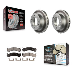 Transit Auto KGT-100016 Disc Brake Kit for 2001-2020 Chevrolet Express 3500, GMC Savana 3500 and More - Front