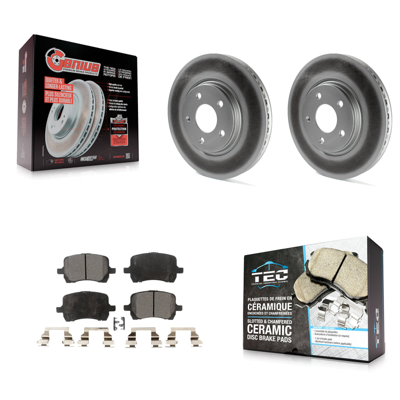 Transit Auto KGT-100025 Disc Brake Kit for 2004-2012 Chevrolet Malibu, Pontiac G5 and More - Front
