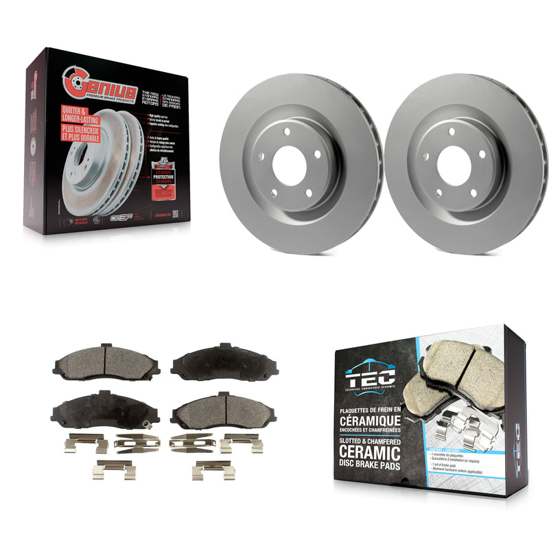 Transit Auto KGT-100032 Disc Brake Kit for 2004-2013 Chevrolet Corvette, Cadillac XLR - Front