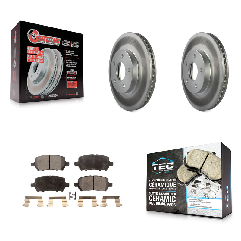 Transit Auto KGT-100047 Disc Brake Kit for 2007-2010 Chevrolet Cobalt, Pontiac G5 - Front