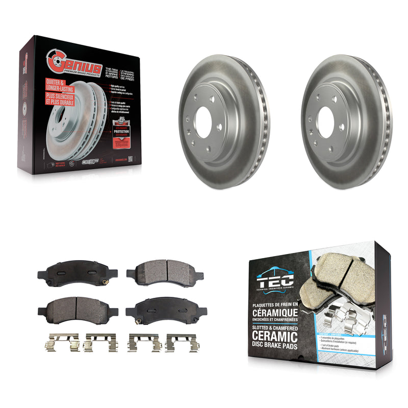 Transit Auto KGT-100049 Disc Brake Kit for 2007-2017 GMC Acadia Limited, Chevrolet Traverse and More - Front