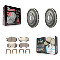 Transit Auto KGT-100054 Disc Brake Kit for 2010-2017 GMC Terrain, Chevrolet Camaro - Front