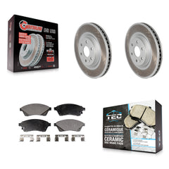 Transit Auto KGT-100059 Disc Brake Kit for 2010-2016 Saab 9-4X, Cadillac SRX - Front