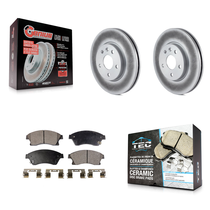 Transit Auto KGT-100060 Disc Brake Kit for 2011-2017 Chevrolet Cruze Limited, Chevrolet Sonic, Chevrolet Cruze - Front