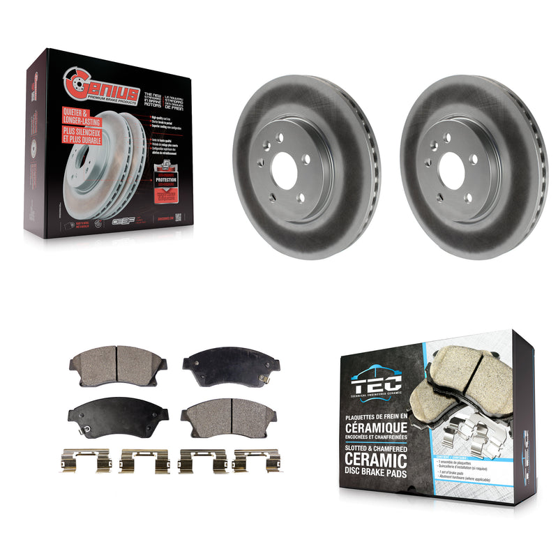 Transit Auto KGT-100067 Disc Brake Kit for 2013-2014 Chevrolet Sonic - Front