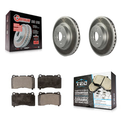 Transit Auto KGT-100070 Disc Brake Kit for 2013-2019 Cadillac ATS - Front
