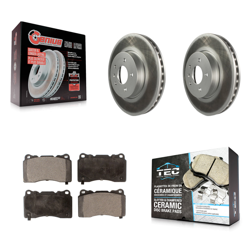 Transit Auto KGT-100070 Disc Brake Kit for 2013-2019 Cadillac ATS - Front