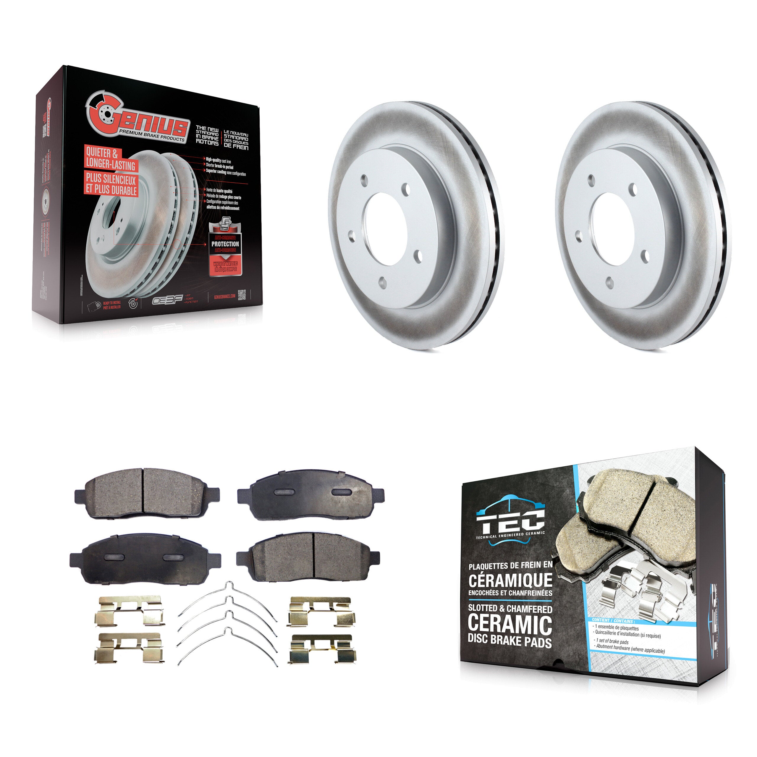 Transit Auto KGT-100077 Disc Brake Kit for 2004 Ford F-150 - Front