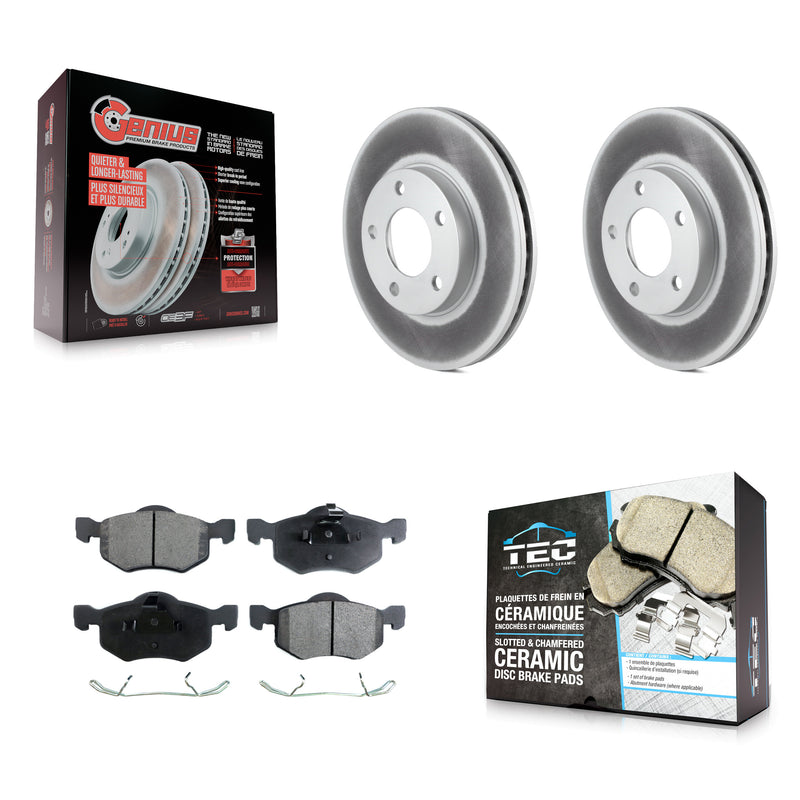 Transit Auto KGT-100087 Disc Brake Kit for 2001-2007 Mercury Mariner, Ford Escape, Mazda Tribute - Front