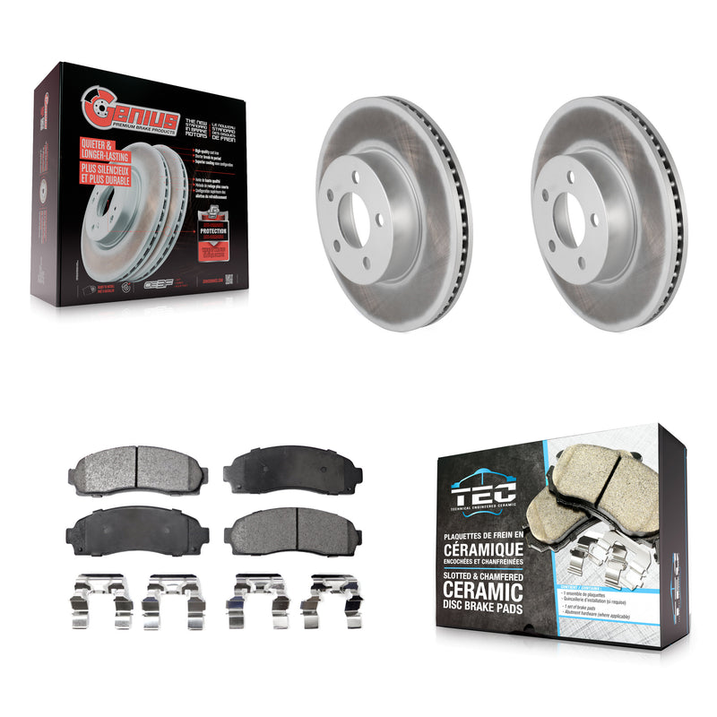Transit Auto KGT-100088 Disc Brake Kit for 2001-2011 Mazda B4000, Ford Ranger and More - Front