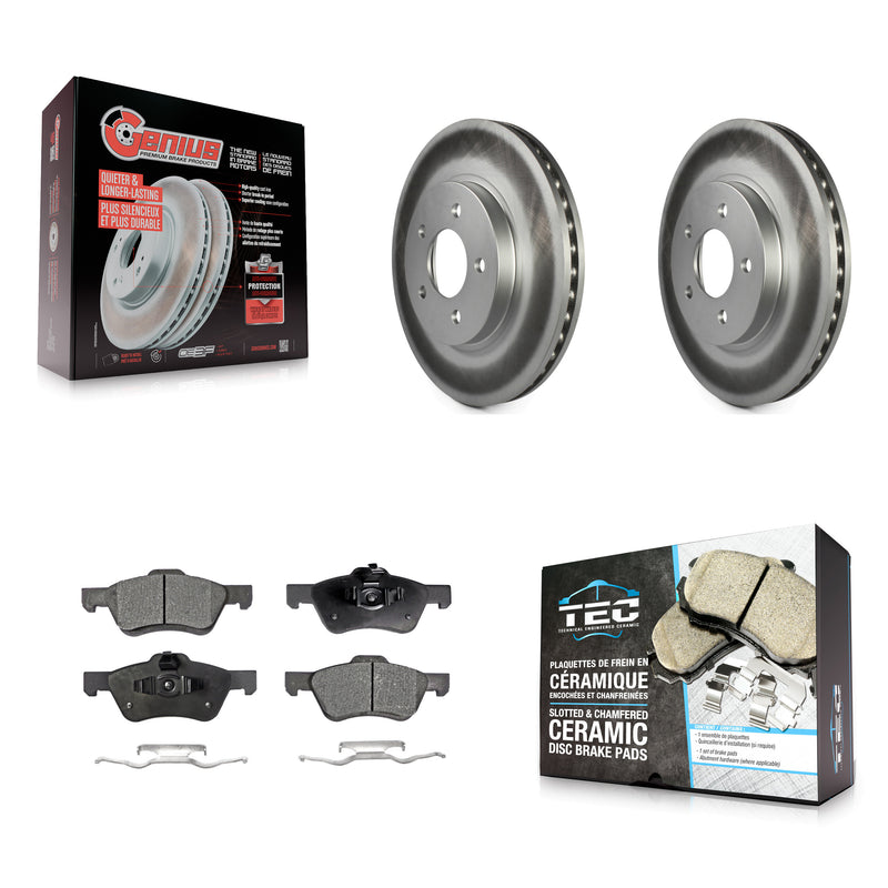 Transit Auto KGT-100095 Disc Brake Kit for 2005-2012 Ford Escape, Mercury Mariner, Mazda Tribute - Front