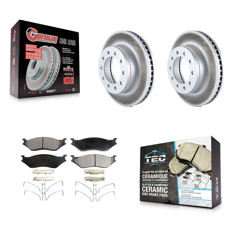 Transit Auto KGT-100101 Disc Brake Kit for 2005-2016 Ford F-450 Super Duty, International CF500 and More - Front