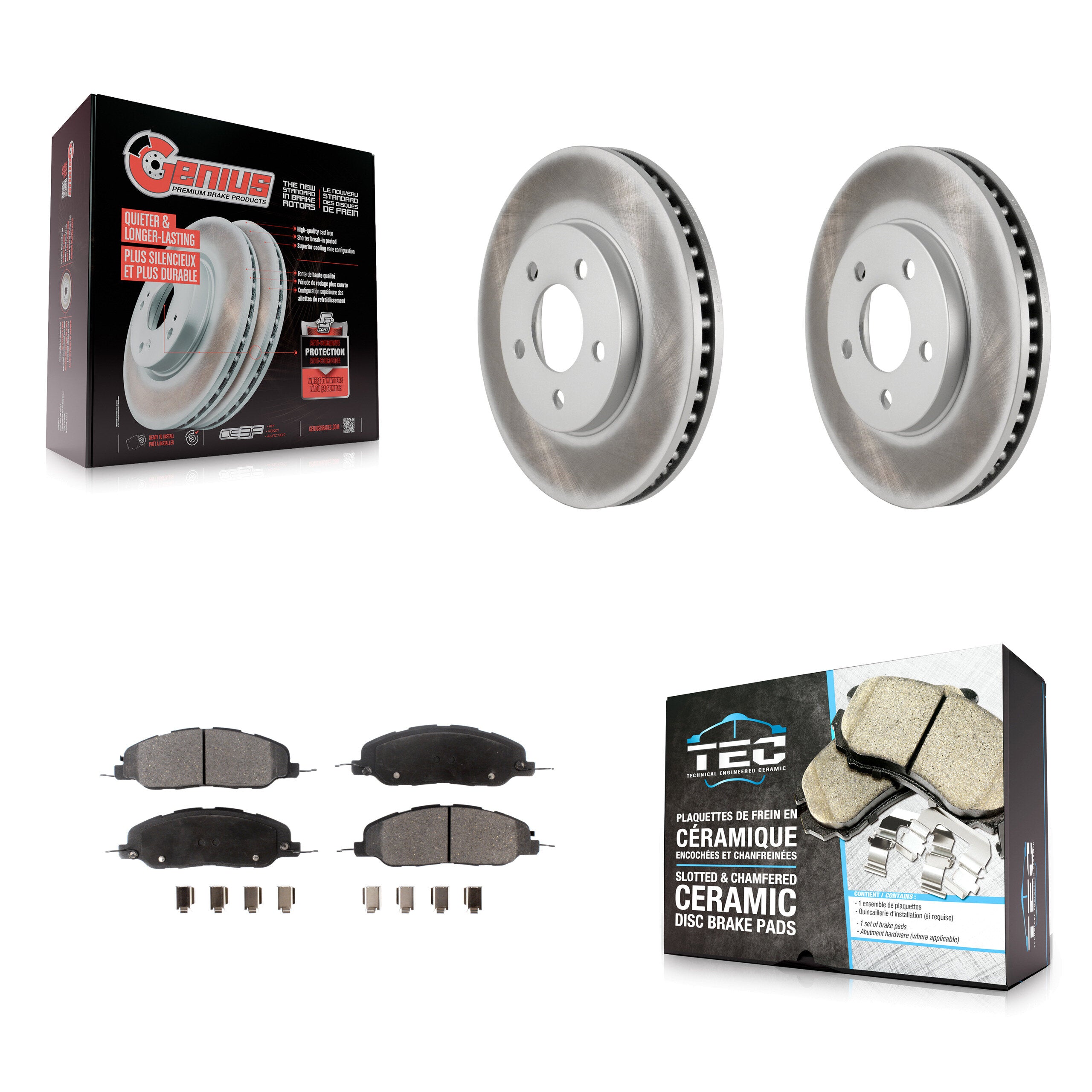 Transit Auto KGT-100103 Disc Brake Kit for 2005-2010 Ford Mustang - Front