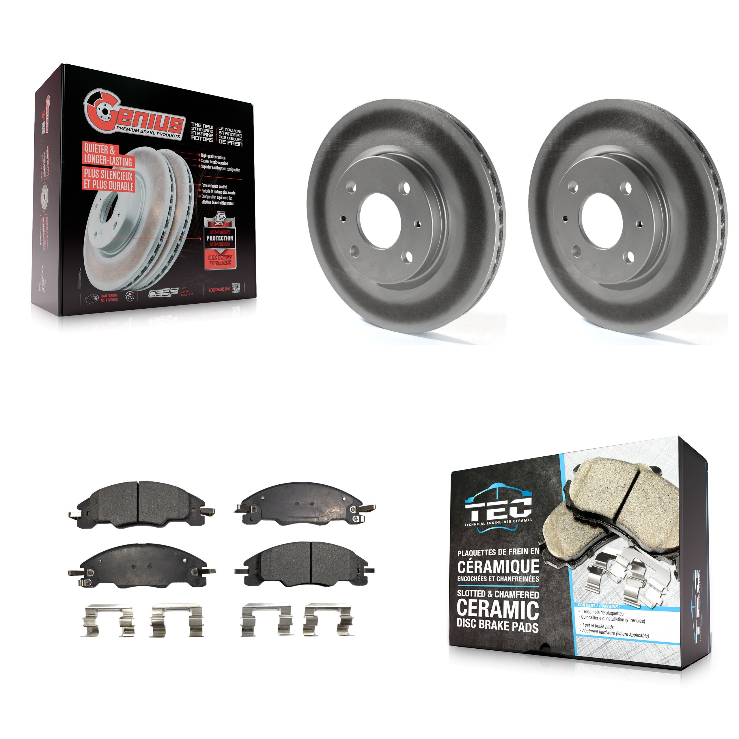 Transit Auto KGT-100113 Disc Brake Kit for 2008-2011 Ford Focus - Front