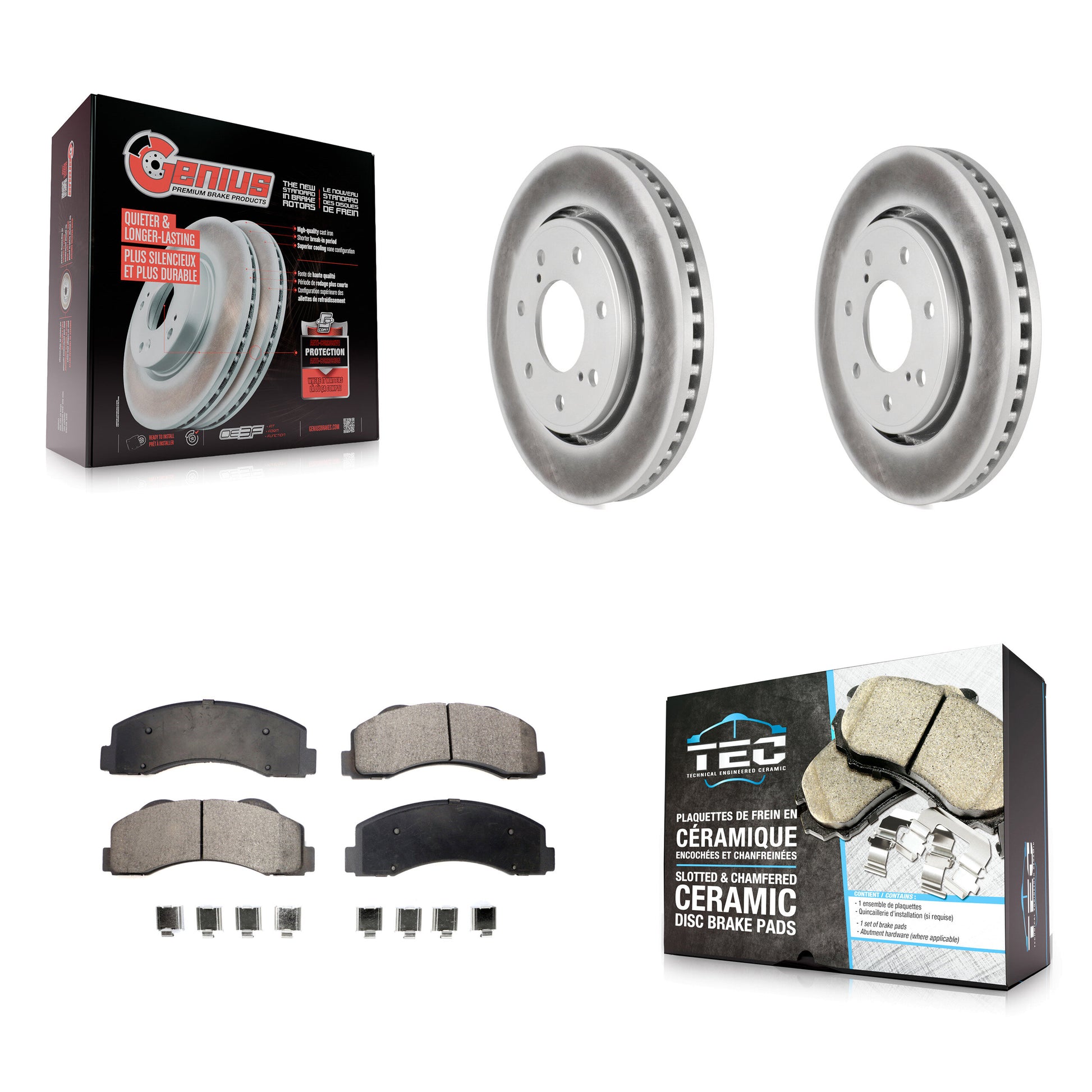 Transit Auto KGT-100122 Disc Brake Kit for 2010-2014 Ford F-150 - Front