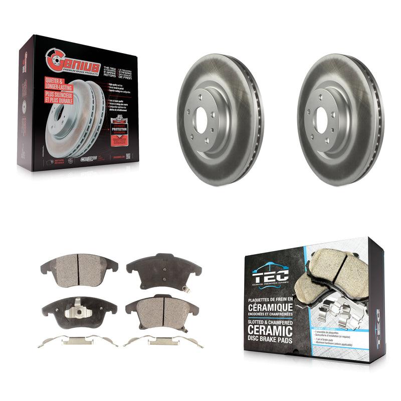 Transit Auto KGT-100128 Disc Brake Kit for 2013-2018 Ford Fusion, Lincoln MKZ - Front