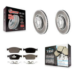 Transit Auto KGT-100133 Disc Brake Kit for 2013-2019 Lincoln MKC, Ford Focus - Front