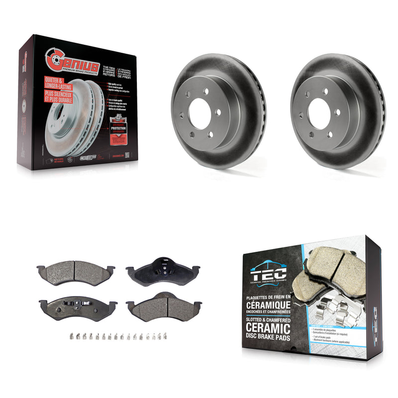 Transit Auto KGT-100139 Disc Brake Kit for 2000-2002 Dodge Dakota, Dodge Durango - Front