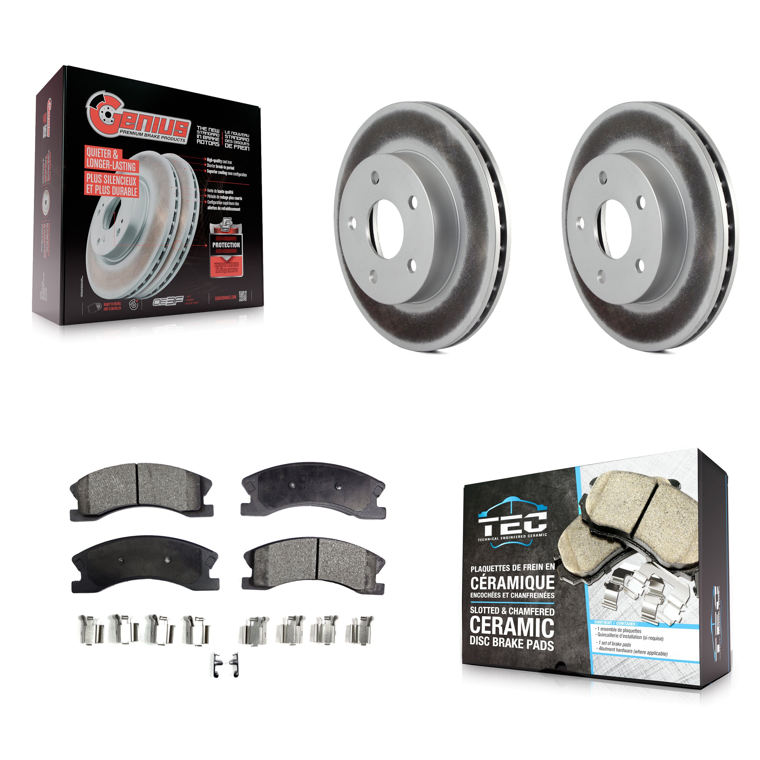 Transit Auto KGT-100142 Disc Brake Kit for 1999-2004 Jeep Grand Cherokee - Front