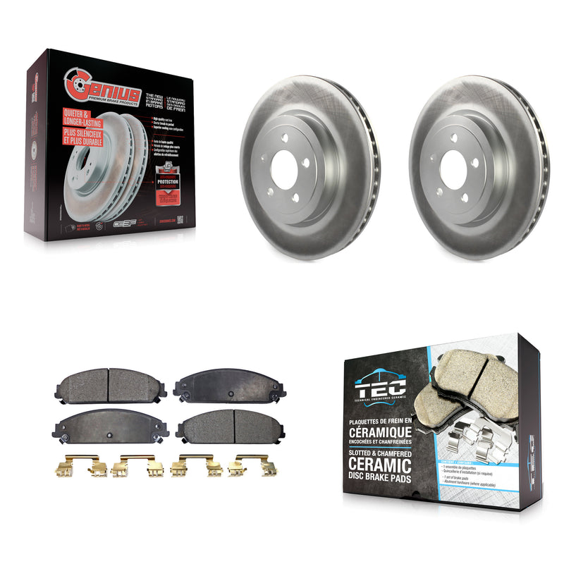 Transit Auto KGT-100161 Disc Brake Kit for 2005-2023 Dodge Charger, Chrysler 300 and More - Front