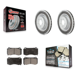 Transit Auto KGT-100164 Disc Brake Kit for 2005-2023 Dodge Challenger, Dodge Charger and More - Front