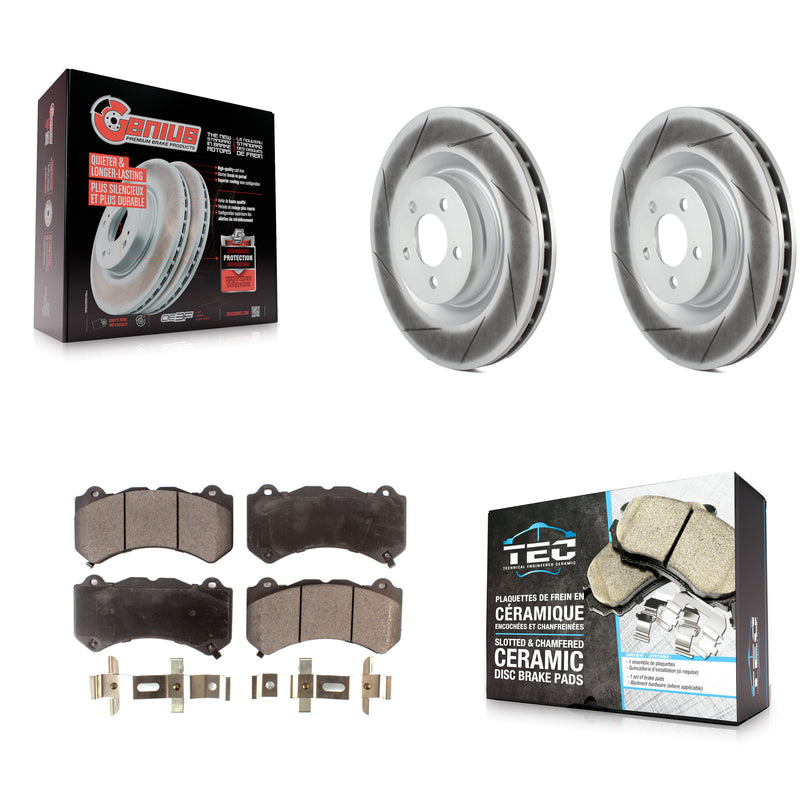 Transit Auto KGT-100165 Disc Brake Kit for 2015-2021 Dodge Charger, Dodge Challenger - Front