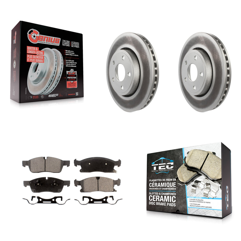 Transit Auto KGT-100178 Disc Brake Kit for 2011-2023 Dodge Durango, Jeep Grand Cherokee - Front