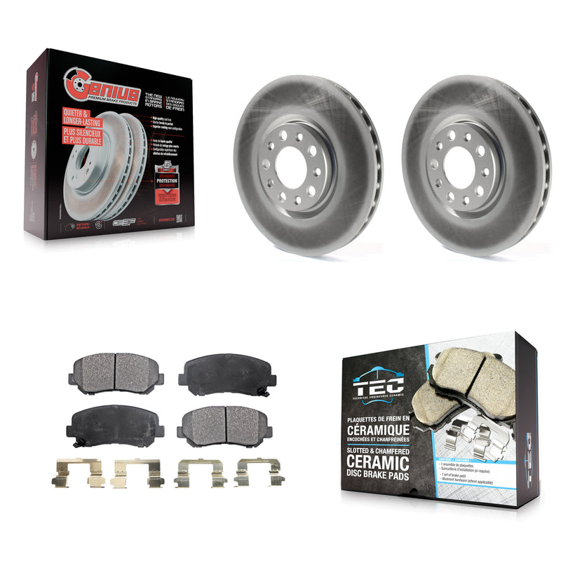 Transit Auto KGT-100182 Disc Brake Kit for 2013-2017 Chrysler 200, Dodge Dart - Front