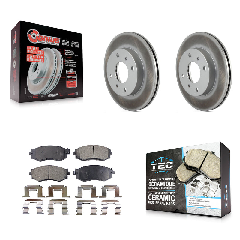 Transit Auto KGT-100185 Disc Brake Kit for 1989-2006 Nissan Sentra, Nissan 240SX and More - Front