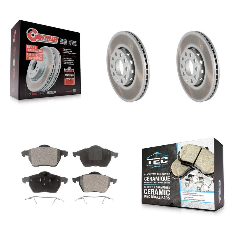 Transit Auto KGT-100205 Disc Brake Kit for 1999-2006 Volkswagen Passat, Audi A4 and More - Front