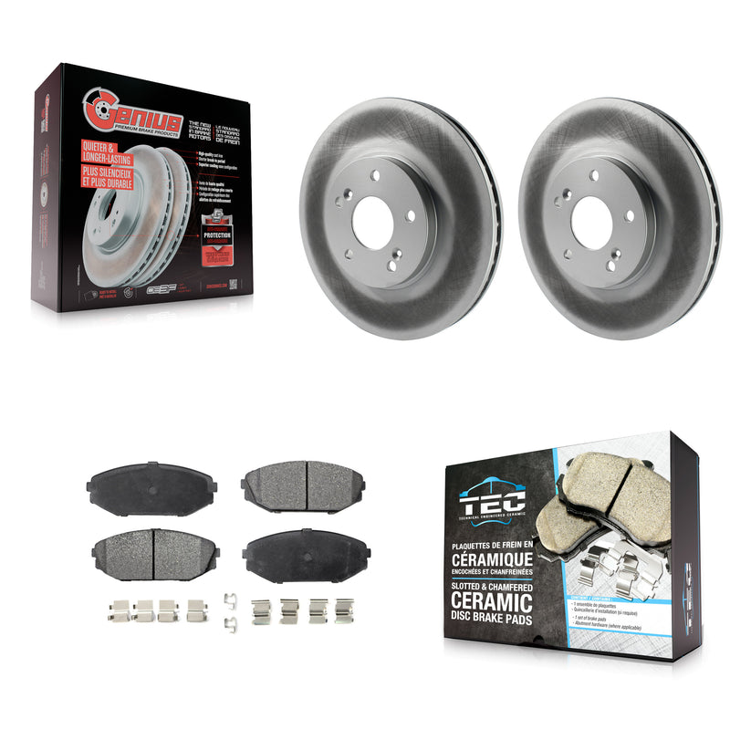 Transit Auto KGT-100228 Disc Brake Kit for 1999-2004 Acura MDX, Honda Odyssey - Front