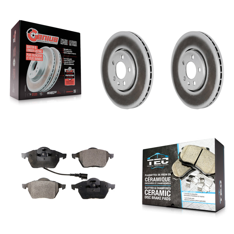 Transit Auto KGT-100231 Disc Brake Kit for 1999-2010 Volkswagen Golf, Volkswagen Jetta, Volkswagen Beetle - Front