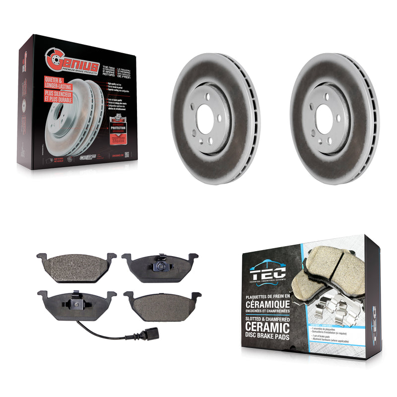 Transit Auto KGT-100232 Disc Brake Kit for 2000-2001 Volkswagen Golf - Front
