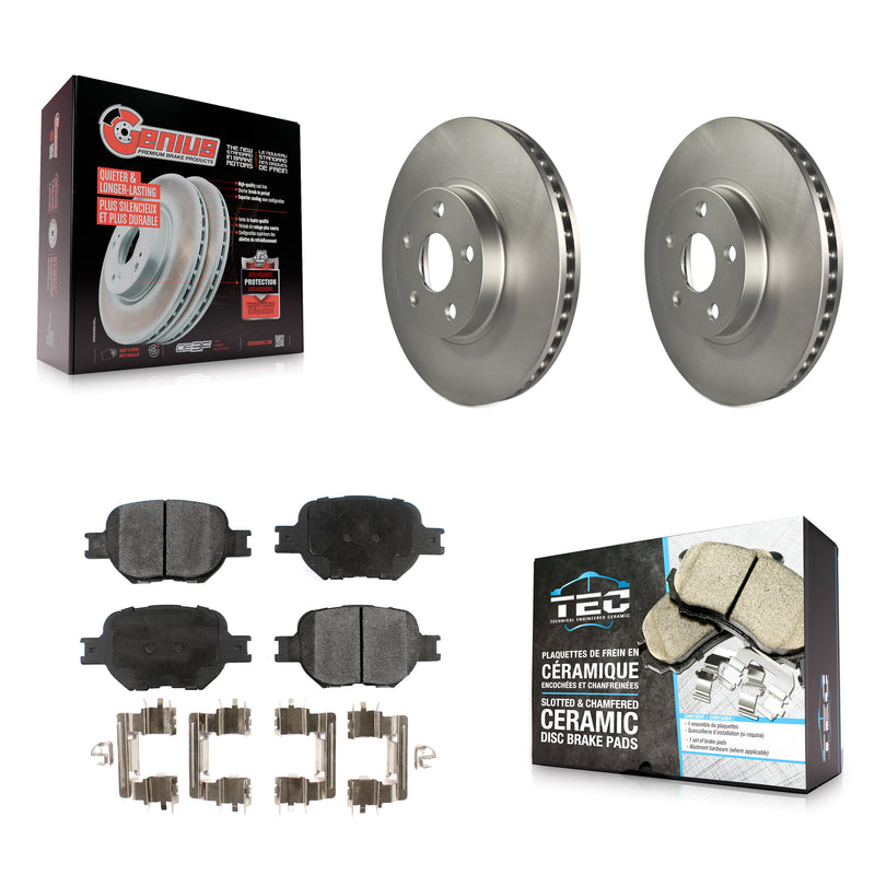 Transit Auto KGT-100243 Disc Brake Kit for 2000-2010 Scion tC, Toyota Celica - Front