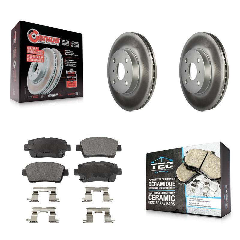 Transit Auto KGT-100245 Disc Brake Kit for 2000-2005 Toyota Echo, Toyota MR2 Spyder - Front