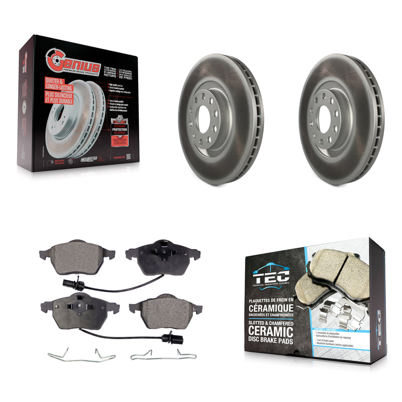Transit Auto KGT-100257 Disc Brake Kit for 2000-2002 Audi S4, Audi A6 Quattro - Front