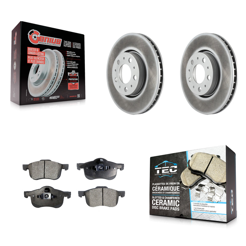 Transit Auto KGT-100264 Disc Brake Kit for 1999-2009 Volvo S60, Volvo S80 and More - Front