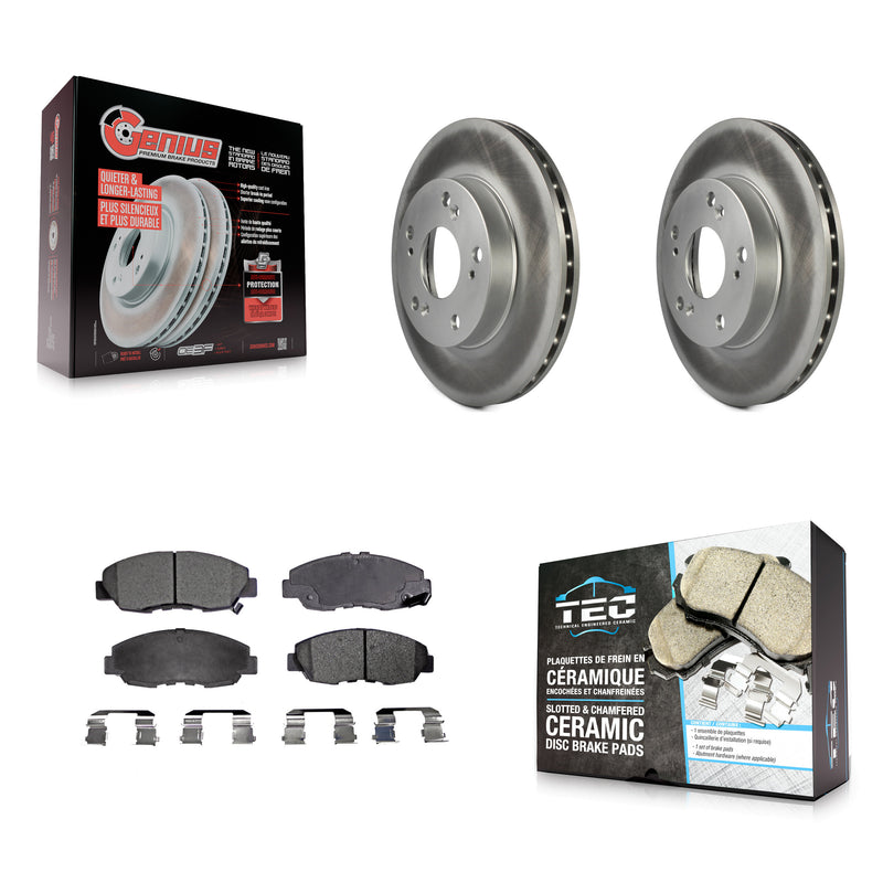 Transit Auto KGT-100269 Disc Brake Kit for 2006-2011 Honda Civic - Front